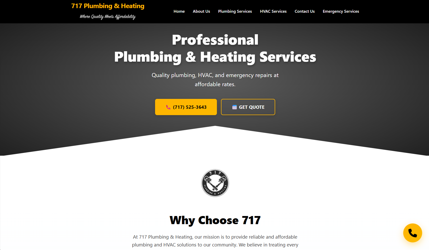 Elite Crown Construction website