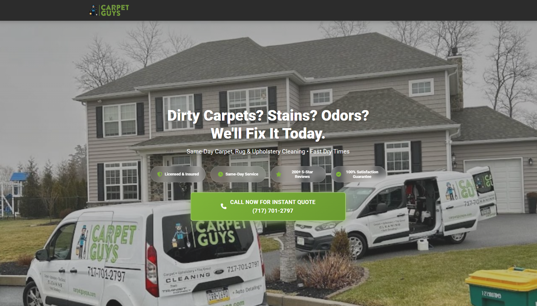 Carpet Guys PA project screenshot